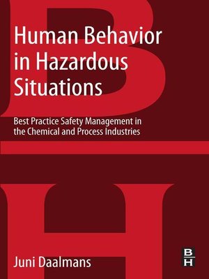 cover image of Human Behavior in Hazardous Situations